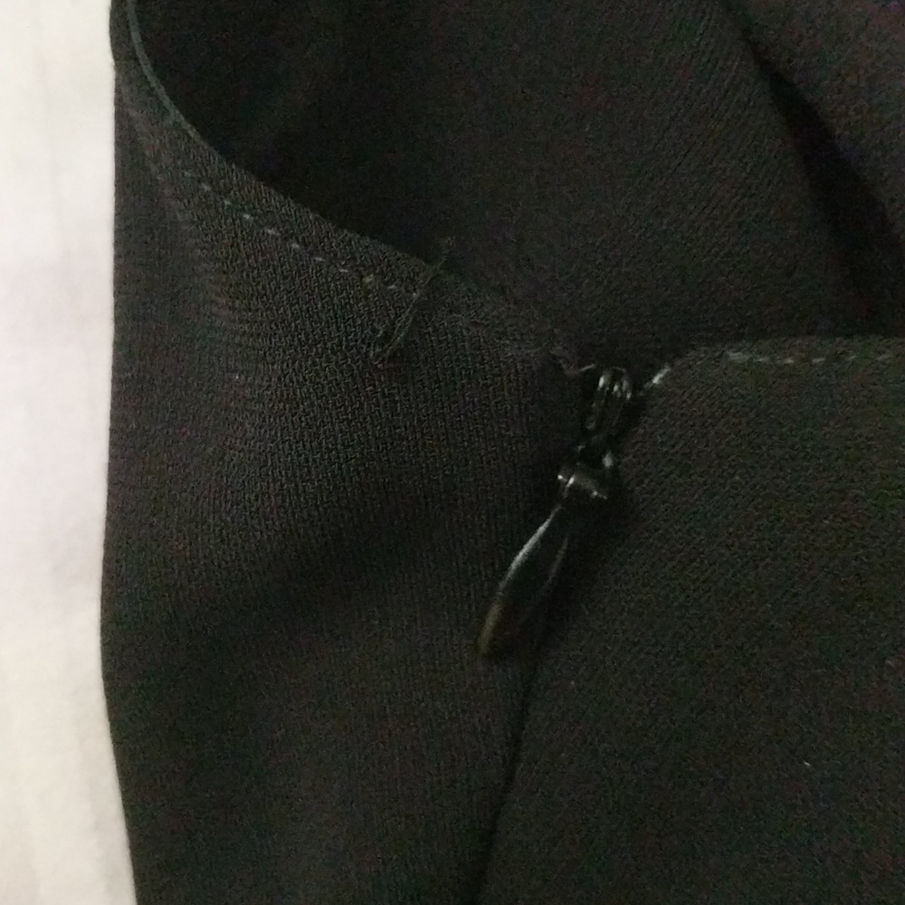 [Tahari] Black Midi Dress Circle Skater Flare - Picture 8 of 8